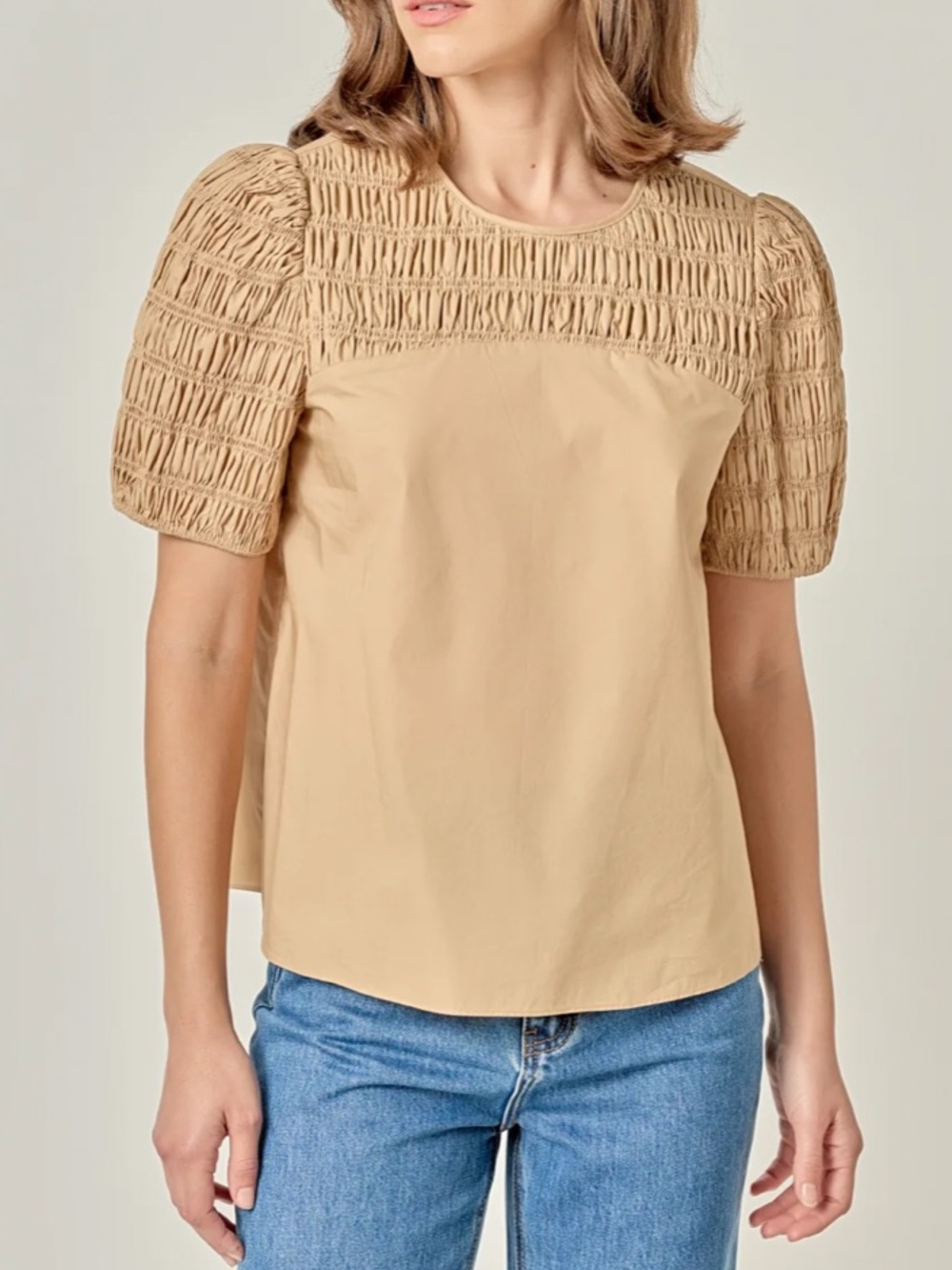 English Factory Smocked Top